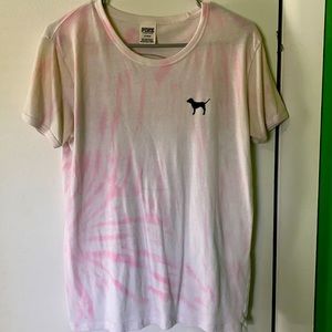 Tie dye PINK tee shirt